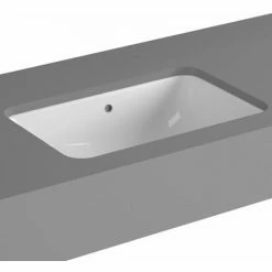 Vitra S20 Compact Under-Counter Basin 550mm Wide 0 Tap Hole