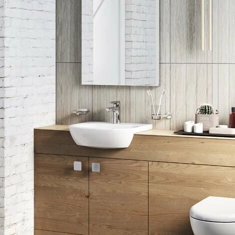 Vitra Zentrum Semi Recessed Washbasin 500mm Wide 1 Tap Hole Vitra Zentrum Semi Recessed Washbasin 500mm Wide 1 Tap Hole -VITRA SHOP 17509072 3