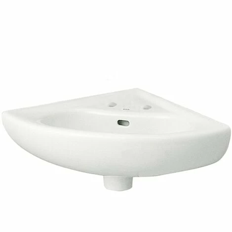 Vitra Arkitekt Corner Basin 565mm Wide 2 Tap Hole Vitra Arkitekt Corner Basin 565mm Wide 2 Tap Hole -VITRA SHOP 17509097 1