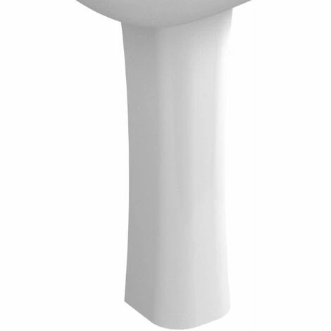 Vitra S20 Wash Basin and Full Pedestal 550mm Wide 1 Tap Hole Vitra S20 Wash Basin And Full Pedestal 550mm Wide 1 Tap Hole -VITRA SHOP 17509177 3
