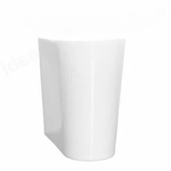 Vitra S50 Square Basin And Small Semi Pedestal 500mm Wide 1 Tap Hole 3 Vitra S50 Square Basin And Small Semi Pedestal 500mm Wide 1 Tap Hole -VITRA SHOP 17509673 4