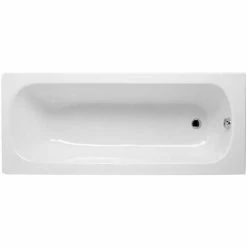 Vitra Optima Single Ended Rectangular Bath 1600mm X 700mm 0 Tap Hole