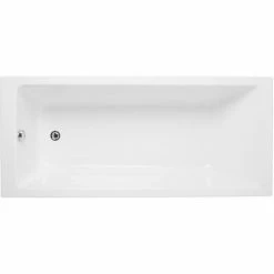 Vitra Neon Single Ended Rectangular Bath 1600mm X 700mm 0 Tap Hole