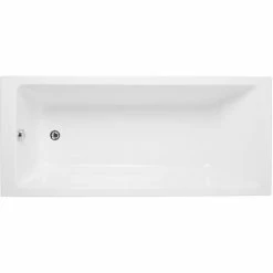 Vitra Neon Single Ended Rectangular Bath 1600mm X 750mm 0 Tap Hole