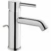 Vitra Minimax Basin Mixer Tap With Pop Up Waste - Chrome