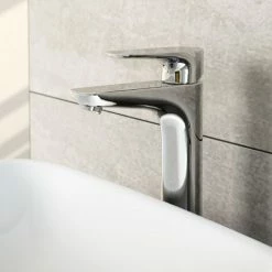 Vitra X-Line Tall Basin Mixer Tap Chrome