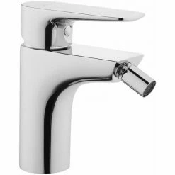 Vitra X-Line Bidet Mixer Tap With Pop Up Waste Chrome