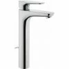 Vitra X-Line Tall Basin Mixer Tap With Pop Up Waste - Chrome