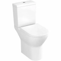 Vitra S50 Comfort Height Close Coupled Toilet Push Button Cistern - Standard Seat