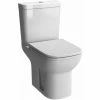 Vitra S20 Close Coupled Toilet Open Back Push Button Cistern - Standard Seat