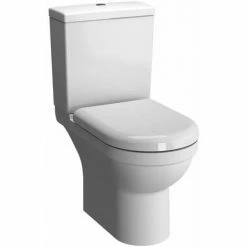 Vitra S50 Rimless Open Back Close Coupled Toilet With Cistern - Soft Close Seat