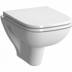 Vitra S20 Wall Hung Toilet 480mm Projection - Soft Close Seat