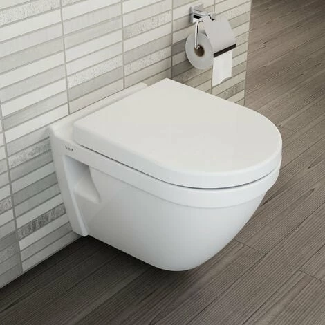 Vitra S50 Rimless Wall Hung Toilet 520mm Projection - Soft Close Seat Vitra S50 Rimless Wall Hung Toilet 520mm Projection - Soft Close Seat -VITRA SHOP 17511128 5