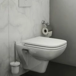 Vitra S20 Wall Hung Toilet Pan 520mm Projection - Soft Close Seat -VITRA SHOP 17511139 5