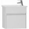 Vitra S50 Compact Vanity Unit With Basin 500mm Wide Gloss White 1 Tap Hole