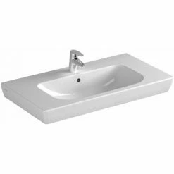 Vitra S20 Vanity Basin 850mm Wide 1 Tap Hole