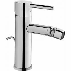 Vitra Minimax Bidet Mixer Tap With Pop Up Waste Chrome