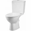 Vitra Layton Close Coupled Toilet Push Button Cistern - Standard Seat