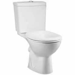 Vitra Layton Bathroom Suite Corner Close Coupled Toilet 2 Tap Hole Basin -VITRA SHOP 17845459 4