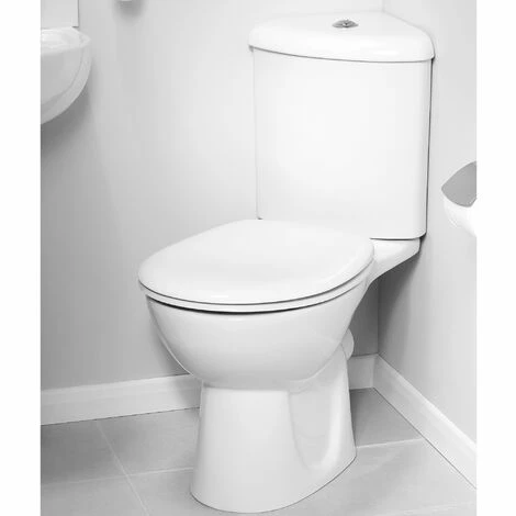 Vitra Layton Corner Close Coupled Toilet Push Button Cistern - Standard Seat Vitra Layton Corner Close Coupled Toilet Push Button Cistern - Standard Seat -VITRA SHOP 17845460 4