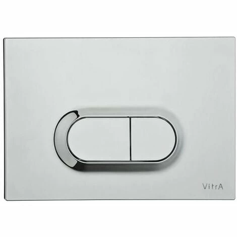 Vitra Loop O Mechanical Dual Flush Plate - Chrome Vitra Loop O Mechanical Dual Flush Plate - Chrome -VITRA SHOP 50495902 1