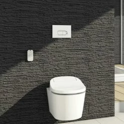 Vitra Loop O Mechanical Dual Flush Plate - Brushed Chrome -VITRA SHOP 50945160 3